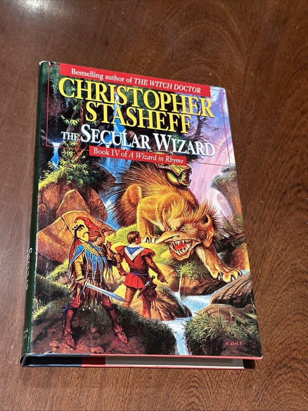 The Secular Wizard by Christopher Stasheff 1994 HC DJ Del Rey Books B-112425