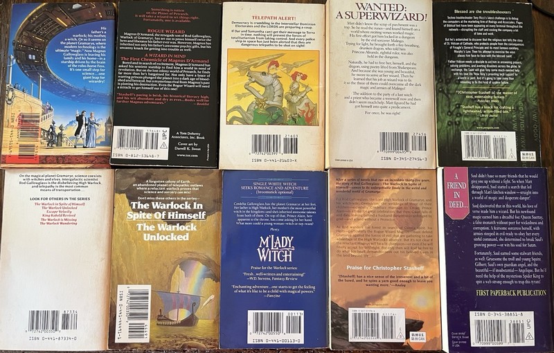 CHRISTOPHER STASHEFF Lot Of 10 Science Fiction Fantasy Paperback Sci Fi Books gallery