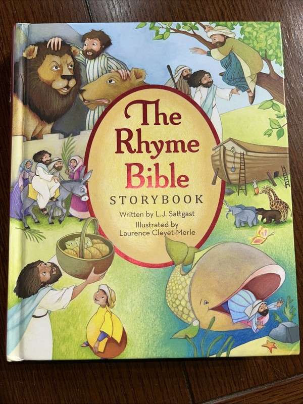 Rhyme Bible Storybook by L. J. Sattgast (2012, Hardcover)
