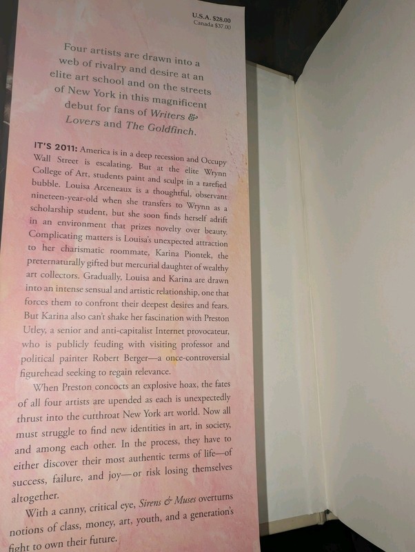 Sirens and Muses a Novel by Antonia Angress (2022, Hardcover) Good Condition 💕 gallery