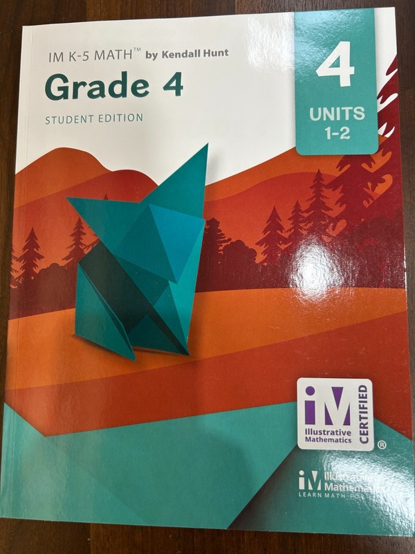 9781792463549 – NEW – Illustrative Mathematics: Grade 4 Units 1-2