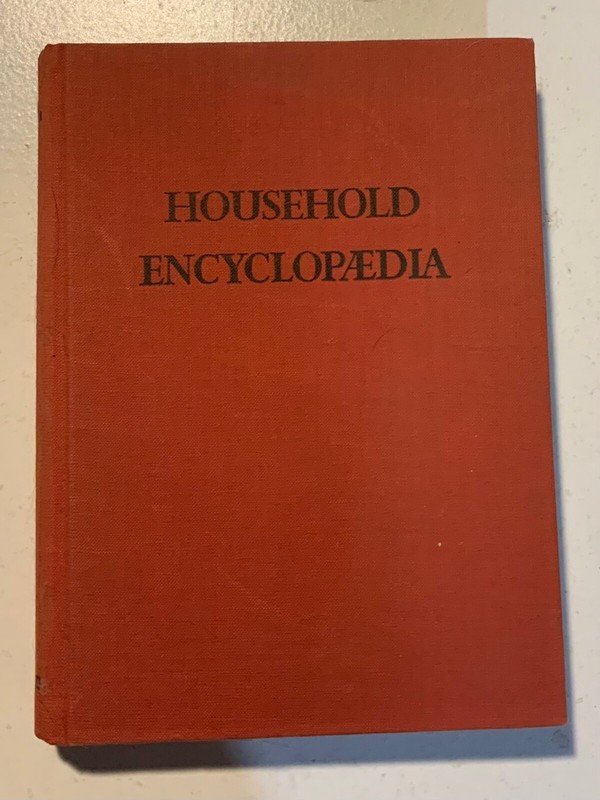 Household Encyclopaedia (Hardcover 1959 ) by William H. Steer