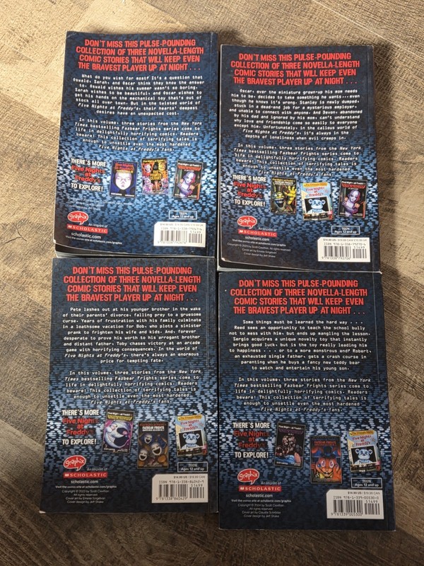 Five Nights at Freddy's Fazbear Frights Graphic Novel Vol 1-4 Books Set gallery