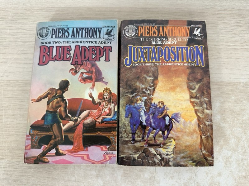 PIERS ANTHONY – The Apprentice Adept Series – Books 2 & 3 – Paperback