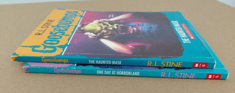 Goosebumps The Haunted Mask and Horrorland R.L. Stine (2 book lot) gallery