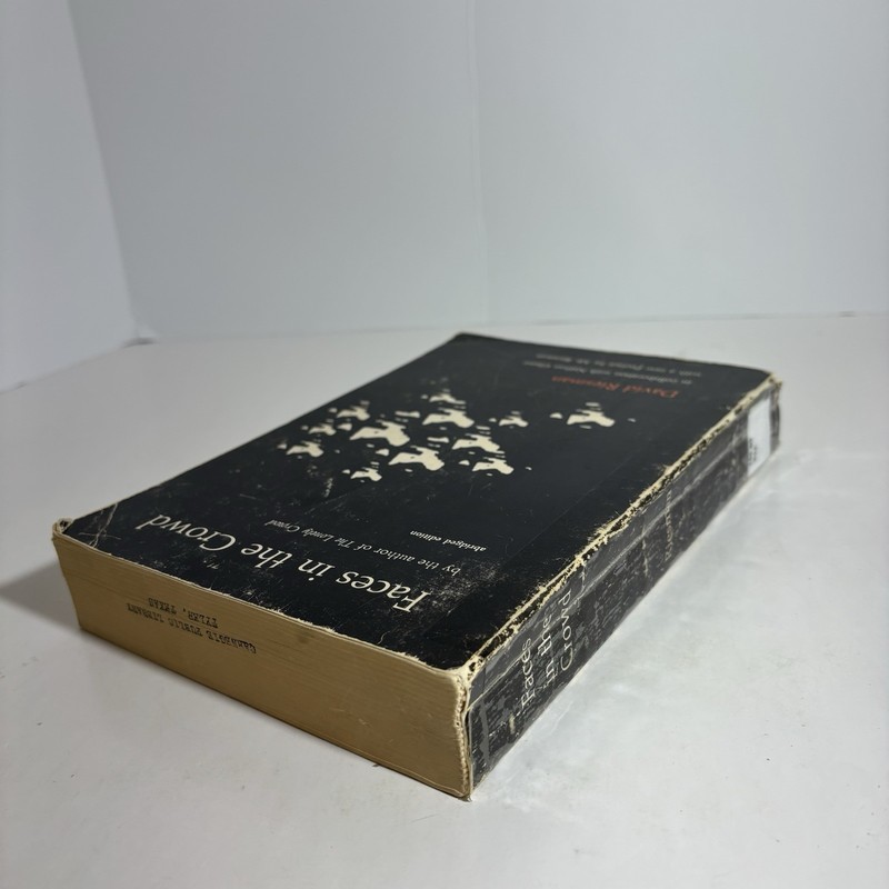 Faces In the Crowd, David Riesman 1965 Abridged Edition TPB Ex-library AA gallery