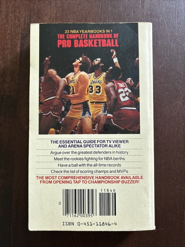 The Complete Handbook Pro Basketball 1983 Season Paperback Bird Magic Dr J! gallery