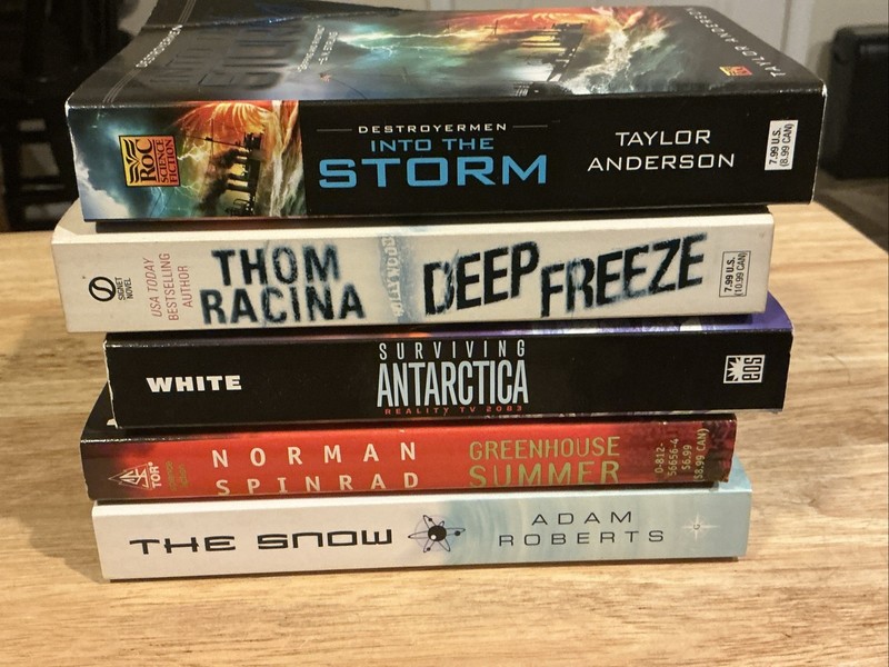 2000s Lot Of 5 Disaster/Apocalypse Paperback Books 1st Printings Nice Condition gallery