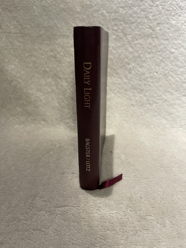 Daily Light Devotional by Samuel Bagster (Burgundy Leather) 1998 - Anne Lotz gallery