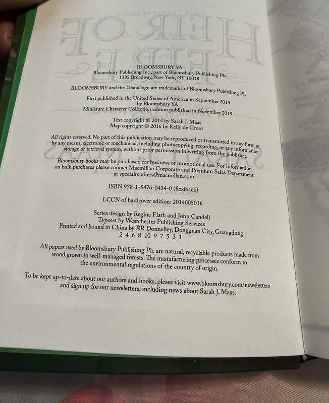 Heir of Fire (Miniature Character Collection) by Sarah J. Maas 2019 first print gallery