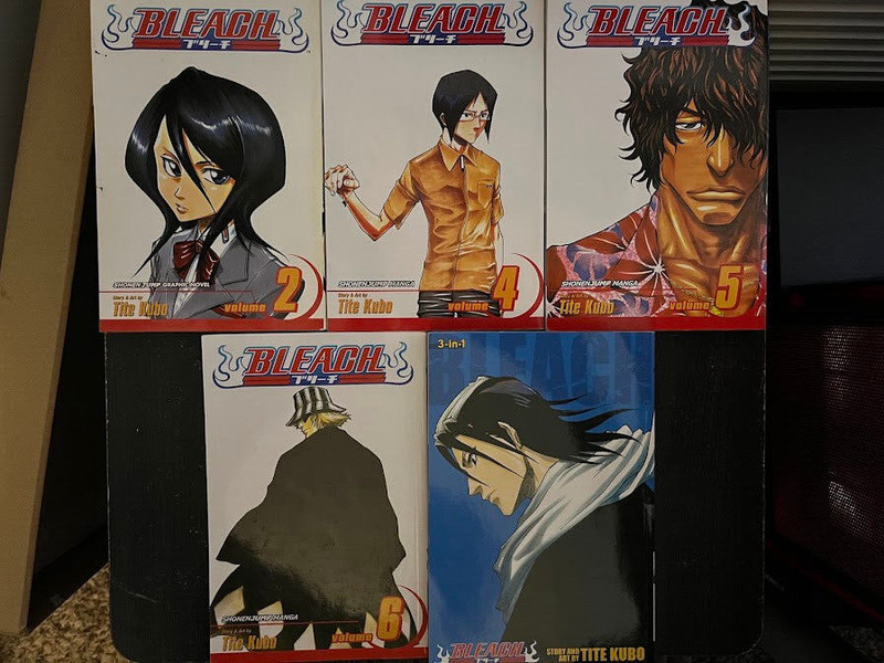 5 Manga – Bleach Volumes 2 & 4-9, Last Three In Omnibus