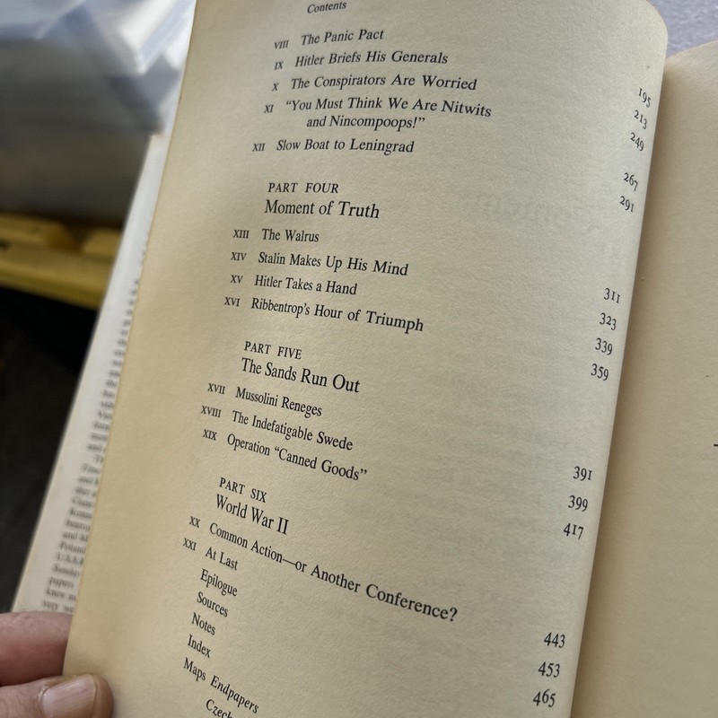 How WWII Began On Borrowed Time Leonard Mosley Hardcover P1 gallery