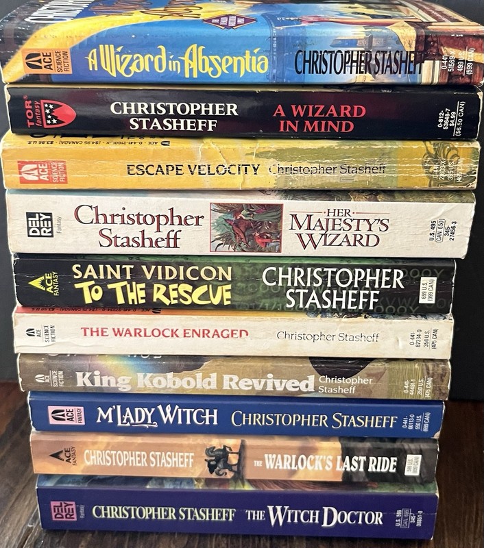 CHRISTOPHER STASHEFF Lot Of 10 Science Fiction Fantasy Paperback Sci Fi Books gallery