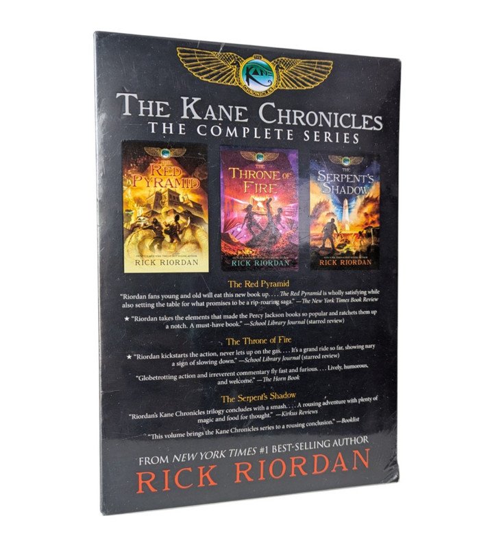 The Kane Chronicles Paperback Box Set by Rick Riordan New 2013 Disney Hyperion gallery