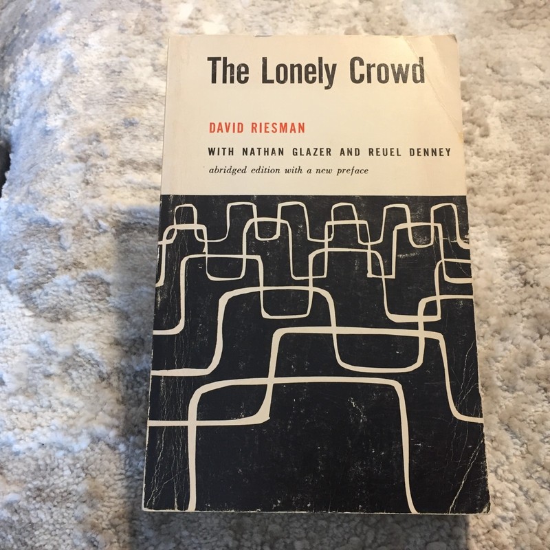 The Lonely Crowd David Riesman 1969 Yale University Press Sociology Paperback