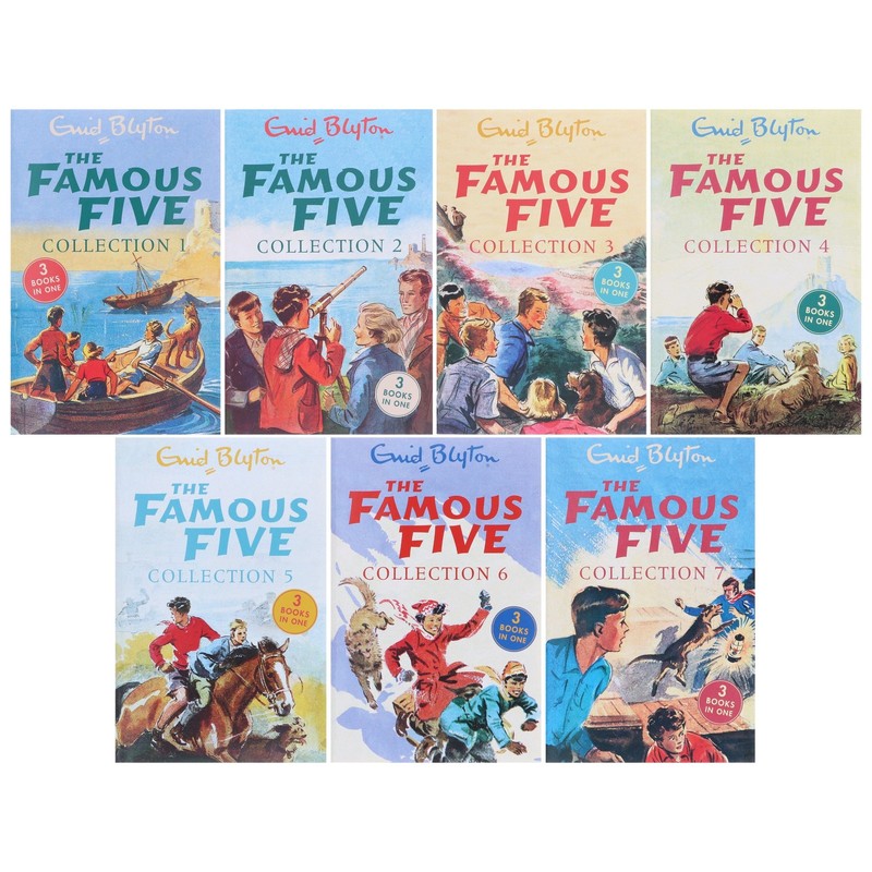 Famous Five 21 Stories (3 Books In 1) 7 Books Set - Ages 9-11 - Paperback gallery