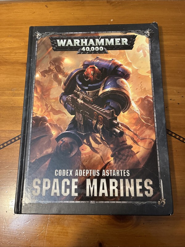 Warhammer 40k Codex Adeptus Astartes Space Marines – Hardcover – VERY GOOD 2017