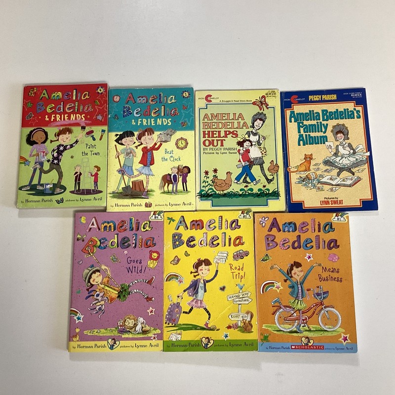 Amelia Bedelia 7 Book Lot Chapter Herman Peggy Parish