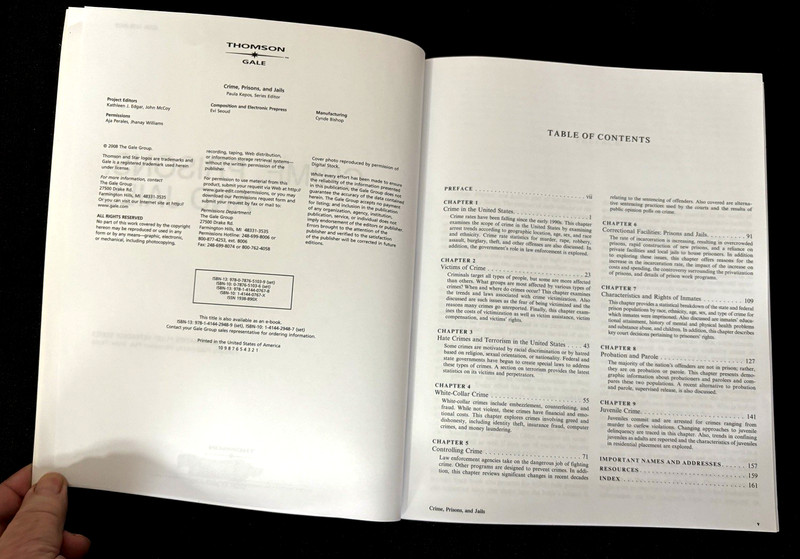 Crime, Prisons and Jails Paperback by Paula Kepos gallery