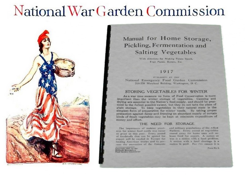 Lot Of Five War Gardening Commission Manuals 1917 - 1919 gallery