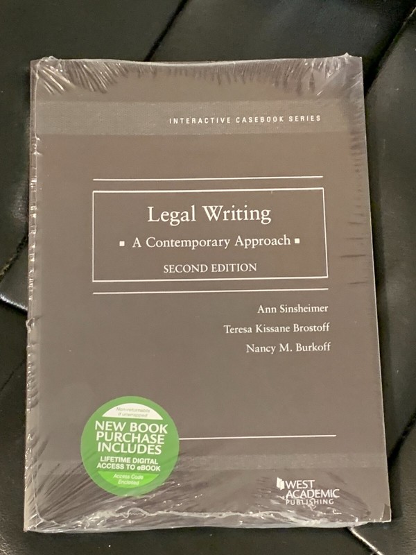 NEW Legal Writing A Contemporary Approach Casebook Ser. 2nd Ed WRAPPED