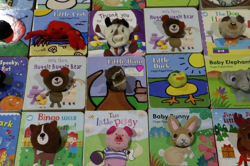 Lot of 10 Finger Puppet Board Books - Random Mix gallery