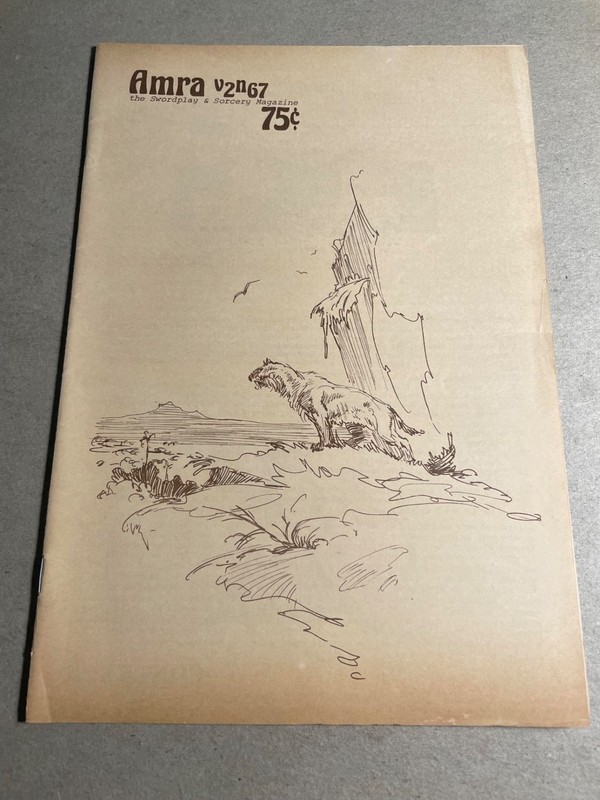 CONAN AMRA 1977 v2n67 SWORD & SORCERY Hero Fantasy Fanzine Roy Krenkel de Camp
