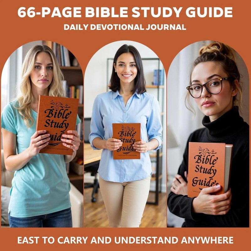 66-Page Bible Study Guide, Daily Devotional Journal,Study Notebook Based Planner gallery