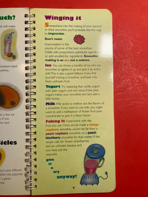 Smoothies (Klutz) - BEVERAGE RECIPES 16 PAGES Johnson, Anne Akers - gallery