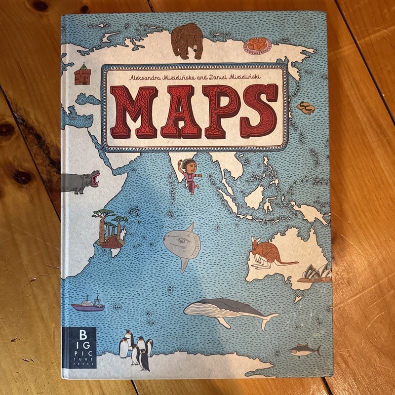 Maps by Daniel Mizielinski Book The Fast Free Shipping