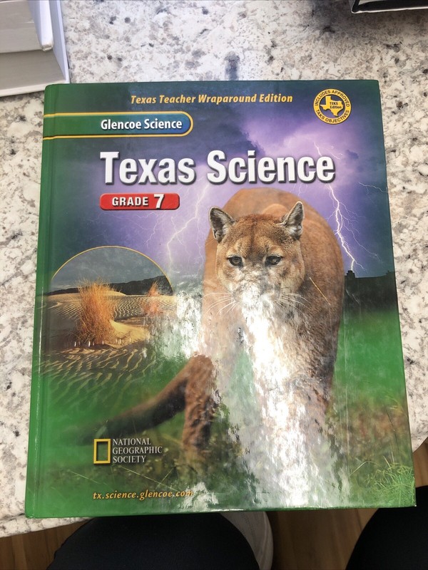 GLENCOE SCIENCE TEXAS GRADE 7 By Mcgraw-hill/glencoe – Hardcover **Excellent**