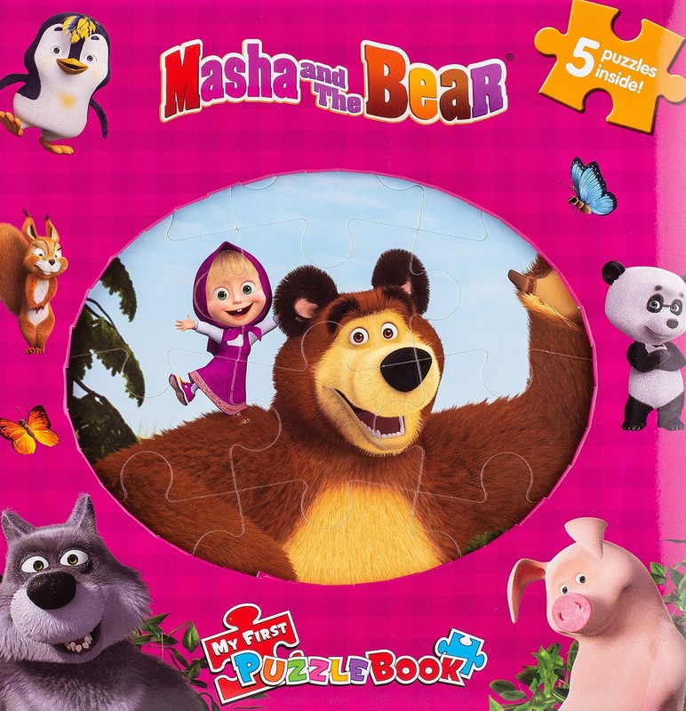 Phidal – Masha & the Bear My First Puzzle Book – Puzzles for Kids and Childr…