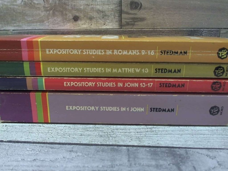 4 Discovery Bible Study Book Ray Stedman (Expository Study in Romans 9-16, Matth