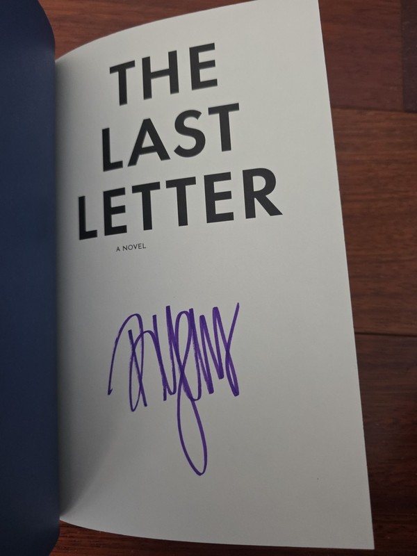 REBECCA YARROS SIGNED THE LAST LETTER AUTOGRAPHED BOOK IRON FLAME FIRST EDITION gallery
