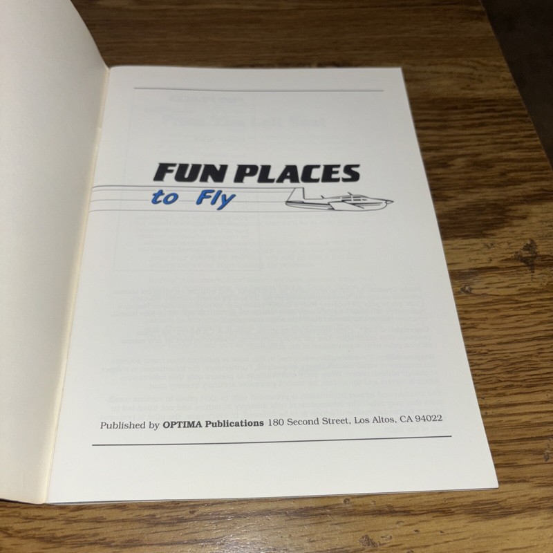 Fun Places to Fly Flights for fun in California and the West Fall Winter 1988-89 gallery