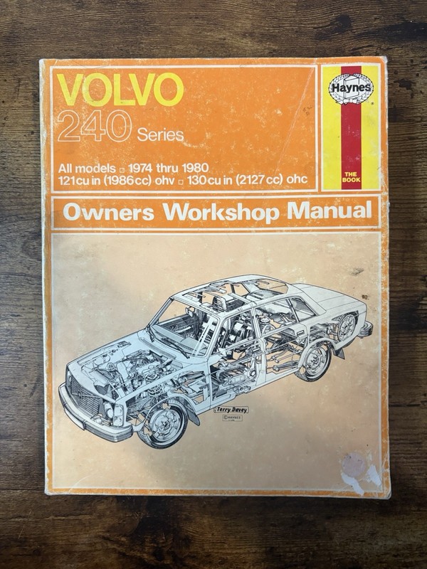 1974 1975 1976 1977 1978 1979 1980 VOLVO 240 SERIES AUTO REPAIR MANUAL HAYNES