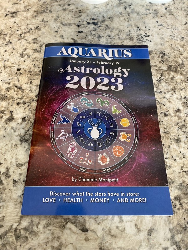 Aquarius Astrology 2023 Book Paperback By Chantale Montpetit Discover Your Stars