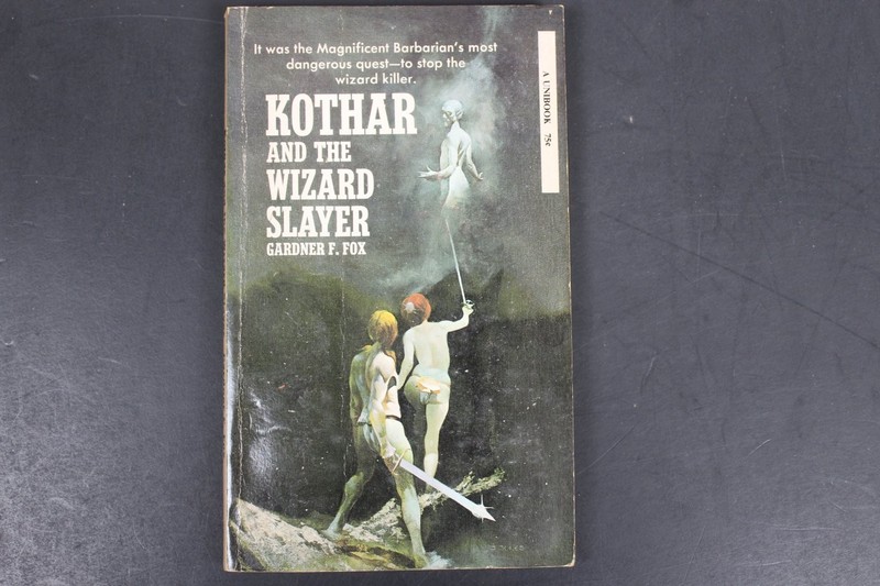 Kothar & Wizard Slayer Gardner F. Fox 1970 Unibook Sword & Sorcery Fantasy GGA