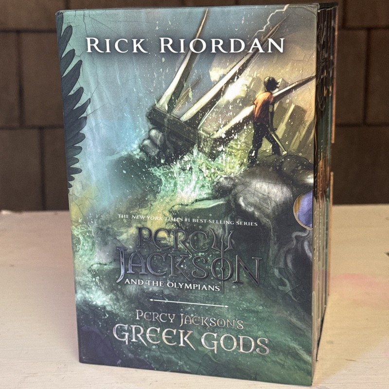 Percy Jackson And The Olympians Complete Series Rick Riordan Boxed Set 6 Books