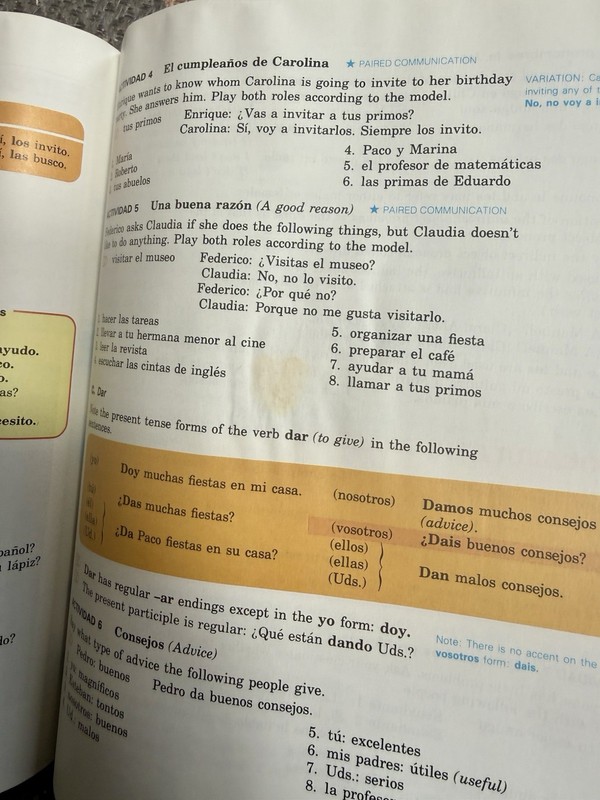 Spanish for Mastery 1 Teacher's Annotated Edition& Spanish for Mastery 2 Valette gallery