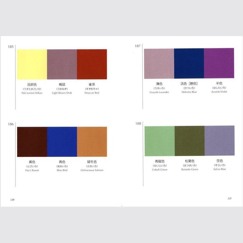 A Dictionary of Color Combinations 1 Art font Japan Reference Graphic Design NEW gallery