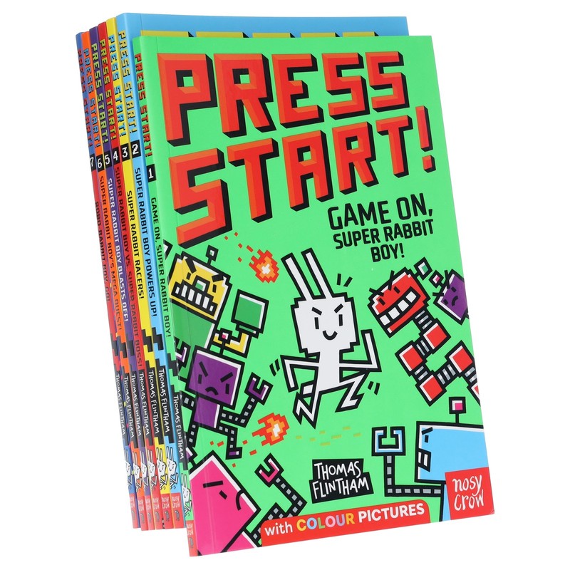 Press Start! Series by Thomas Flintham 7 Books Collection Set – Ages 5+ – PB