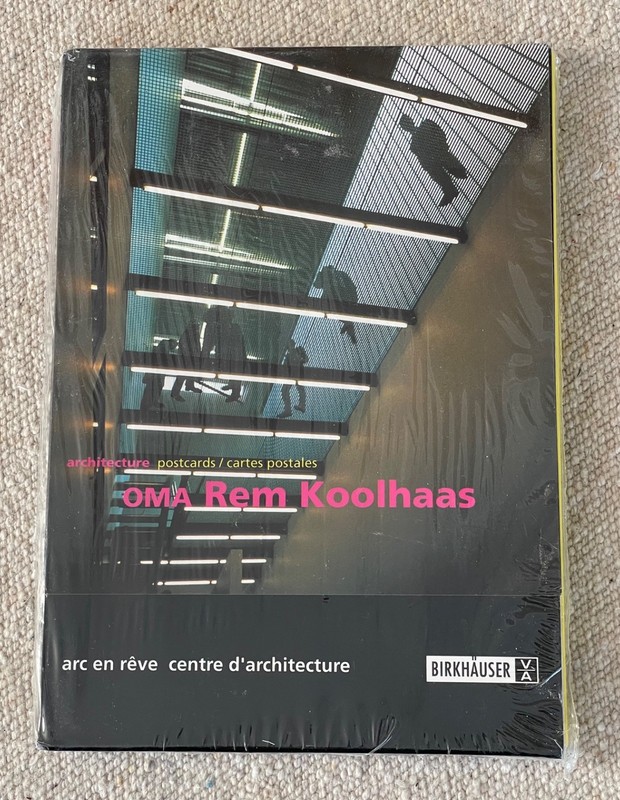 OMA Rem Koolhaas: 9 built projects 9 projets construits 1987-97 postcards New