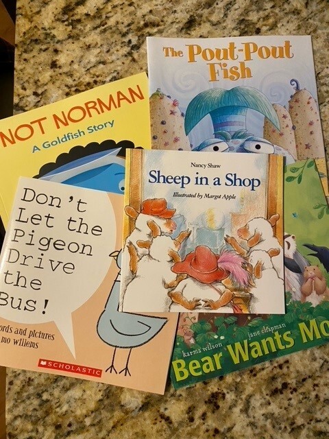 Children’s Paperback Books-Set of Five