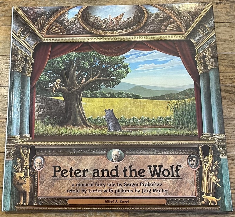 PETER AND THE WOLF : illus Jorg Muller : Sergei Prokofiev : book only : vintage