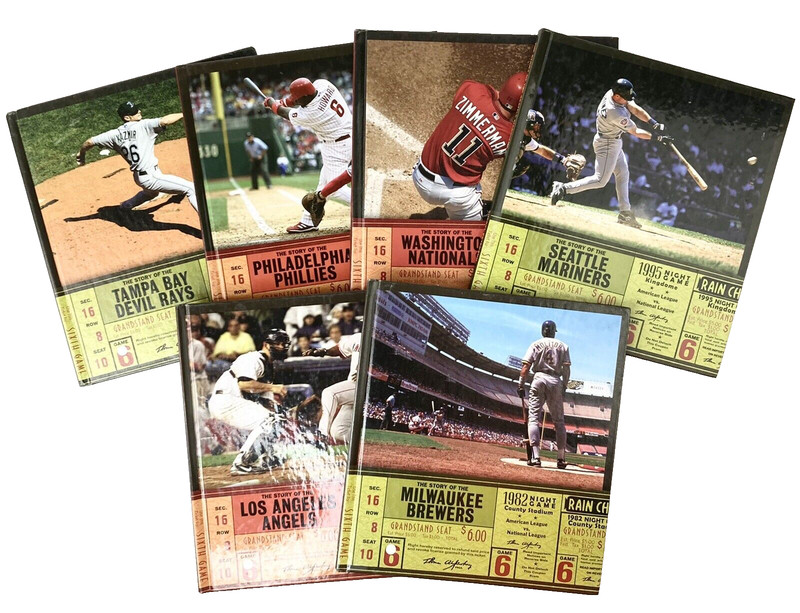 The Story Of The Baseball Books Michael Goodman Nolan Ryan Lot Of 6