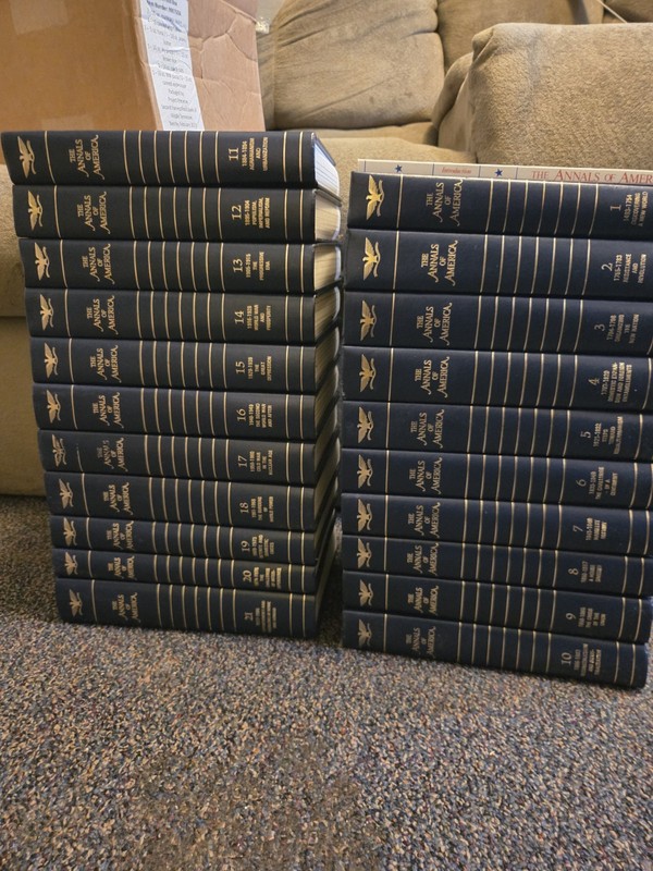 Encyclopaedia Britannica The Annals of America Hardcover Set American History