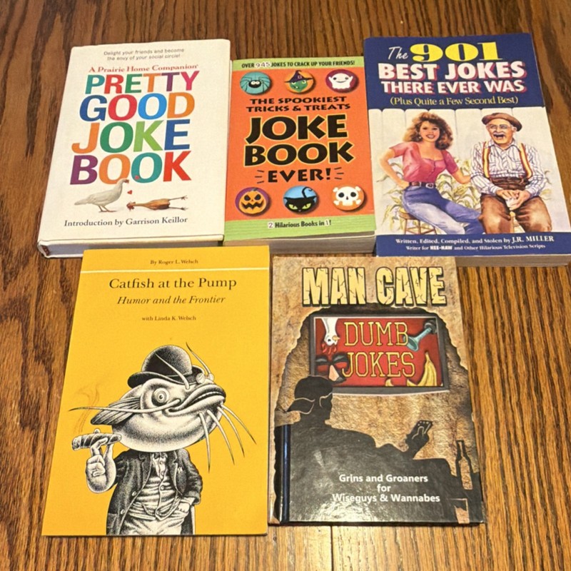 Lot of 5 Humor Joke Books Pretty Good Joke Book 901 Best Jokes Vintage
