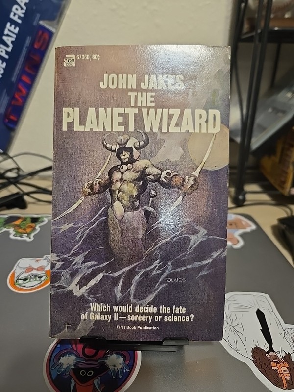 The Planet Wizard John Jakes 1969 1st Edition Jeff Jones Cover Fantasy SF PB