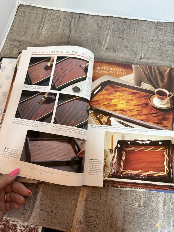Home Decorating Solutions Creative Home Arts Club Hardcover 158 pages w/photos gallery